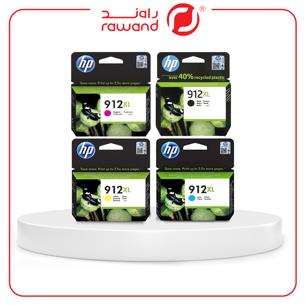 HP 912 XL High Yield Original LaserJet Toner full set
