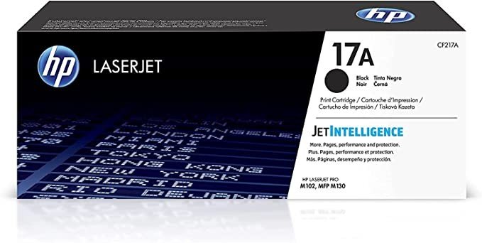 HP CF217A-HP17A Black Original LaserJet Toner Cartridge