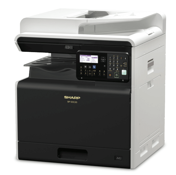 Sharp multi-function color copier for printing | Copy | scan | BP-20C20 - الصورة 2