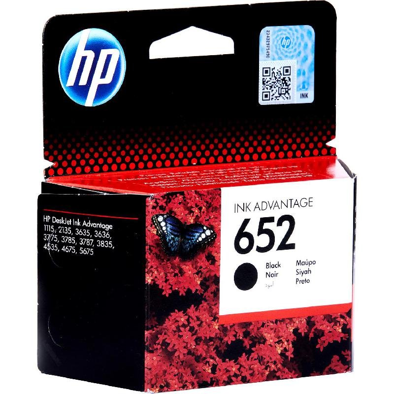 HP Original 652 Ink Advantage Black Print Cartridge - الصورة 2