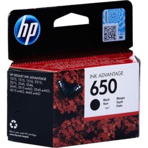 HP 650 Black Original Ink Cartridge - CZ101AK
