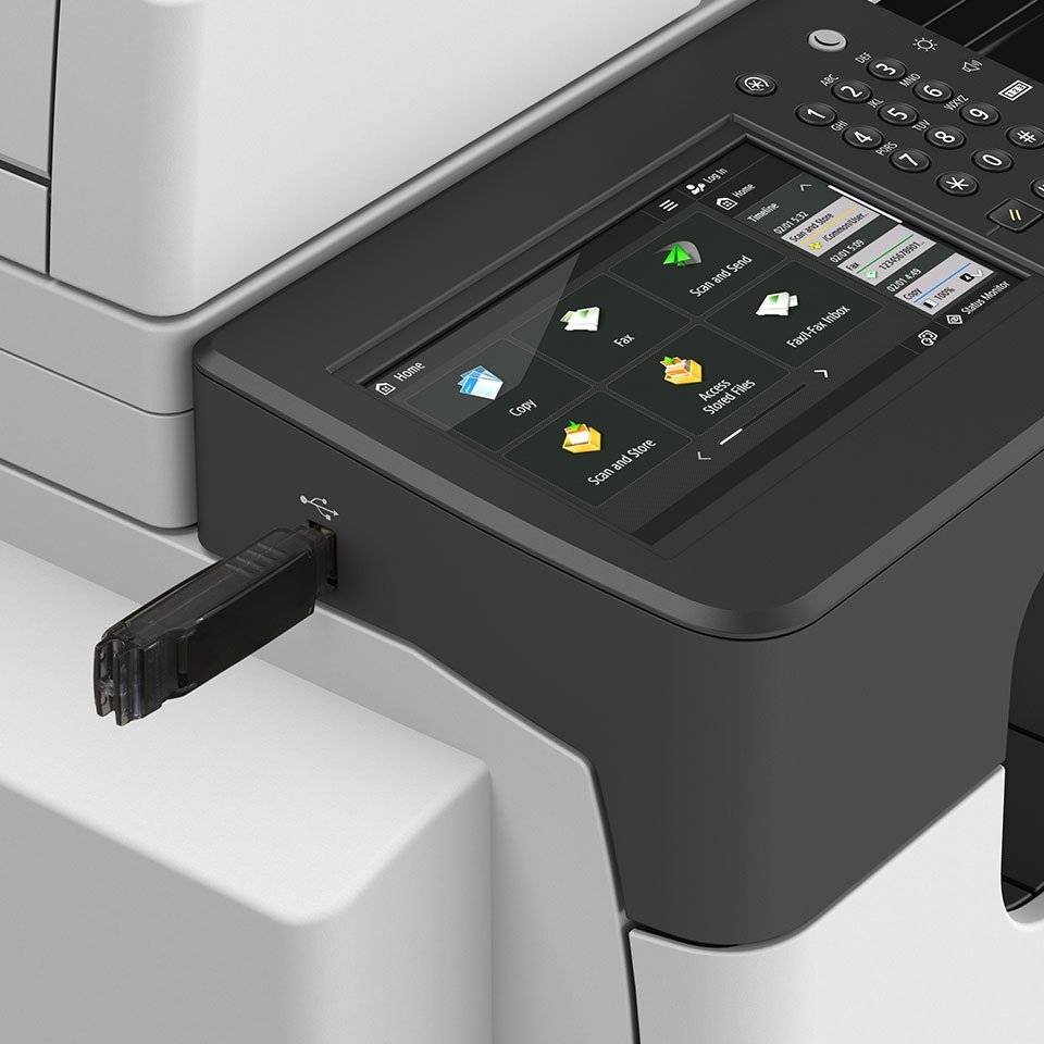 Canon copier machine 2425i black monochrome multifunction With 2 Paper Trays - الصورة 2