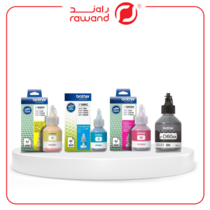 Original Brother Inkjet Ink Set BTD 60 BK, BT5000Y, BT5000M, BT5000C