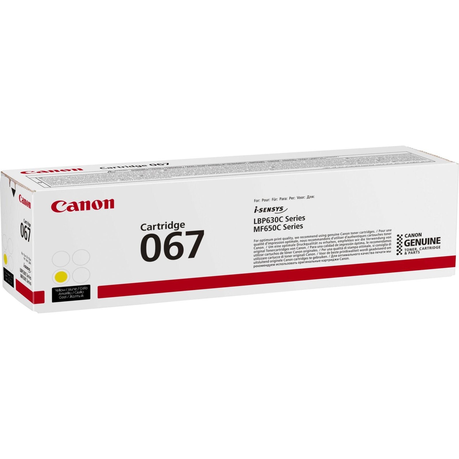 Original Canon 067 yellow Toner cartridge