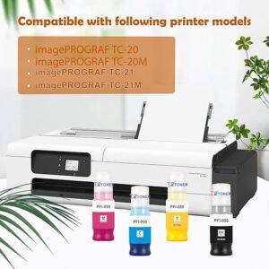 Ink Plotter Ink Kit TC-20 - Black - Cyan - Magenta - Yellow - PFI-050