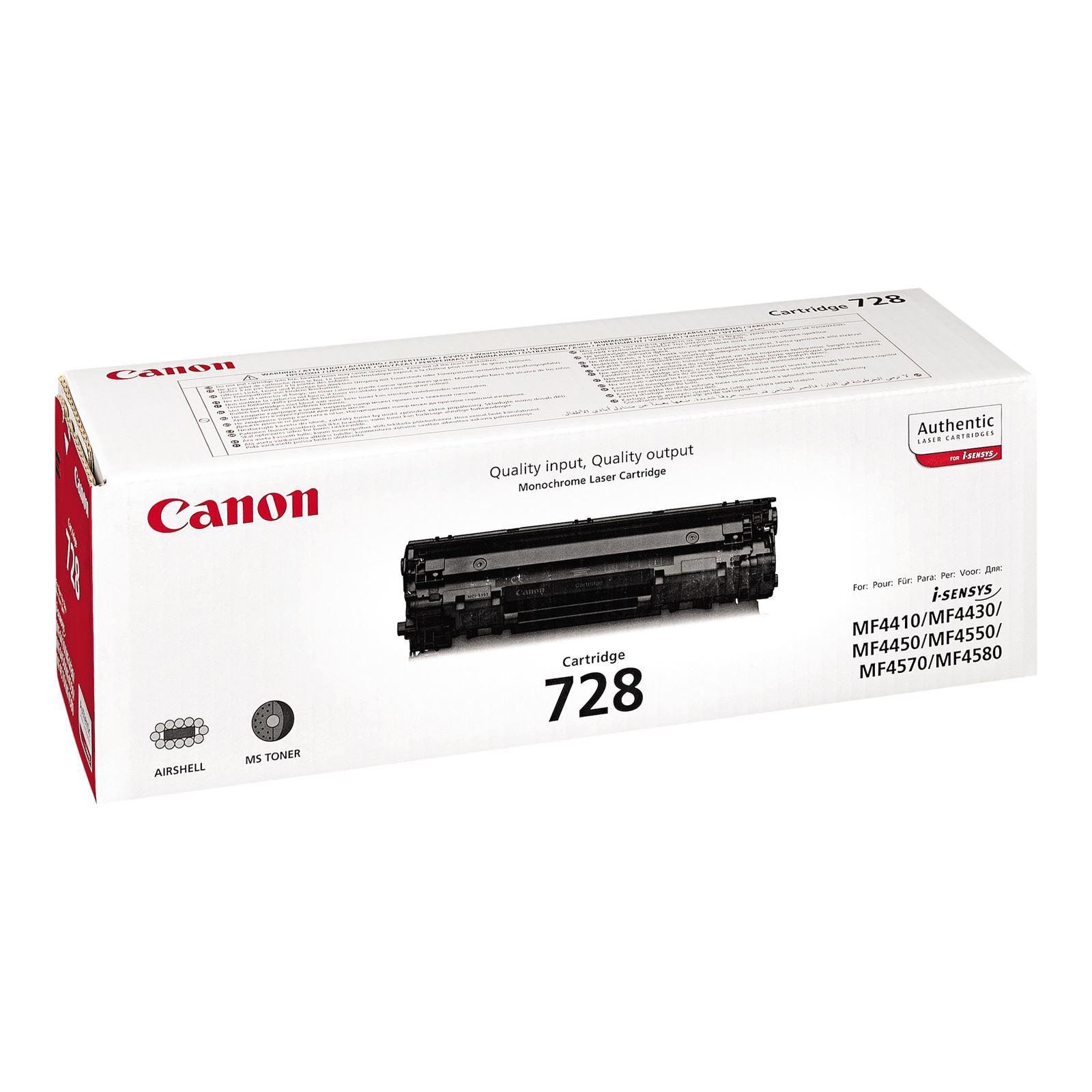 Canon 728 Laser Toner Cartridge - Black